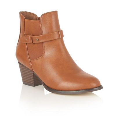 Tan 'Jemma' ankle boots